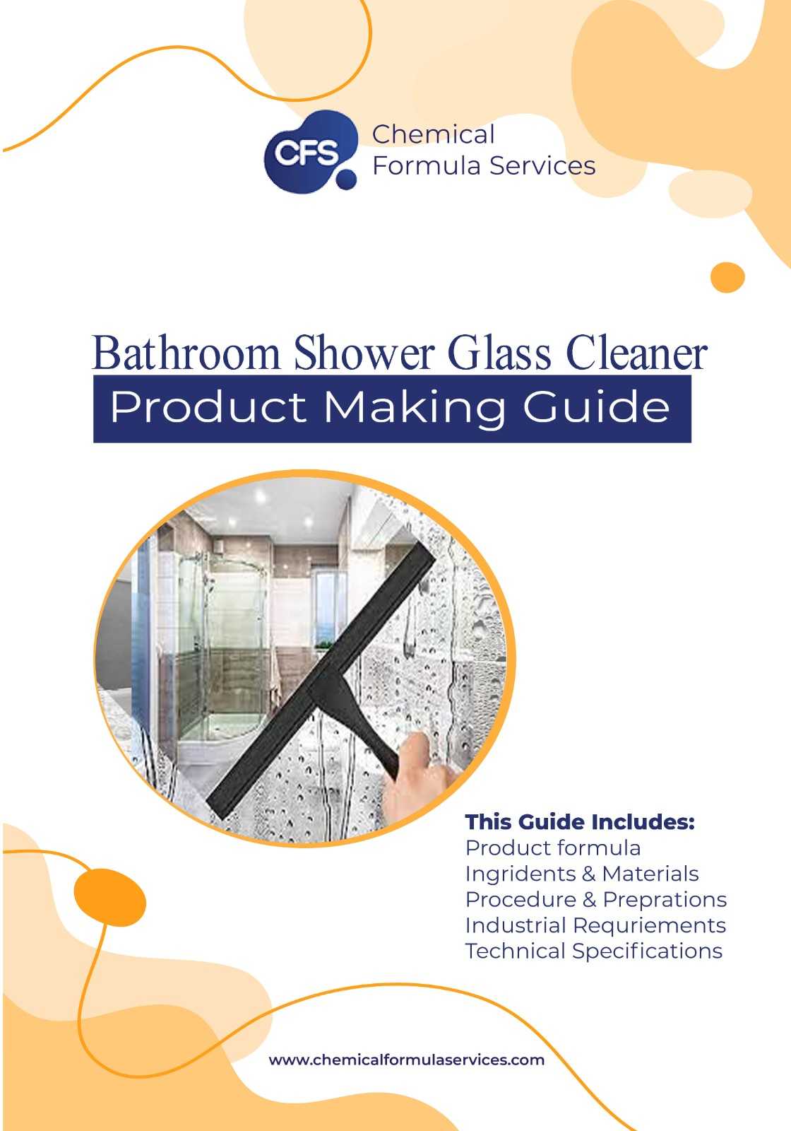 bathroom shower glass cleaner formula