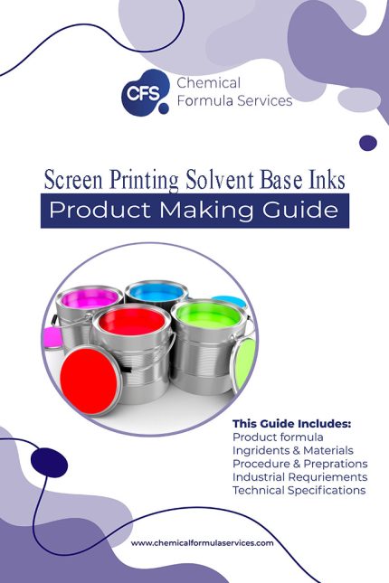 Screen Printing Solvent Base Inks