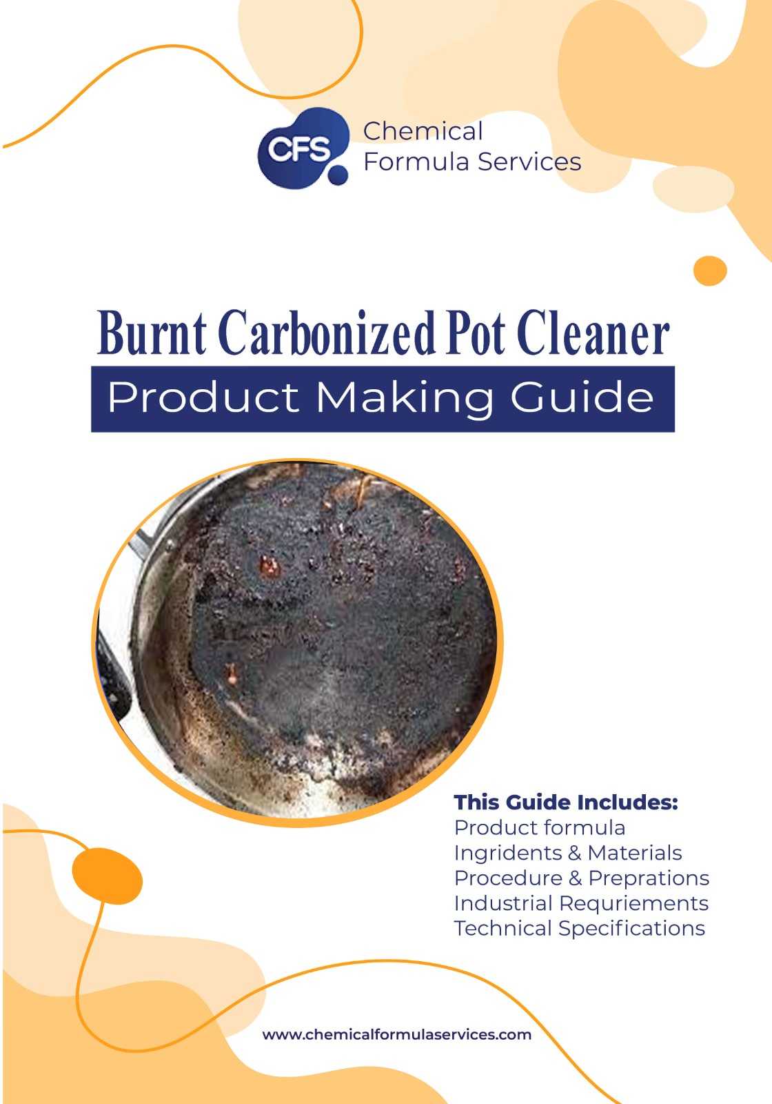 Burnt carborized pot cleaner formula