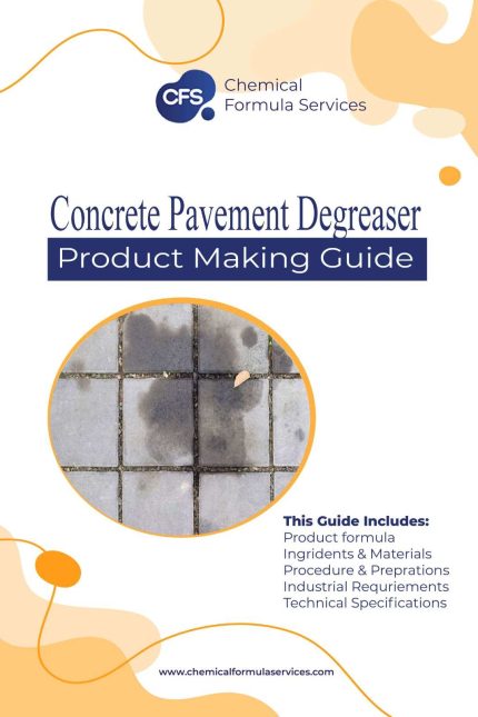 concrete pavement Degreaser Formula
