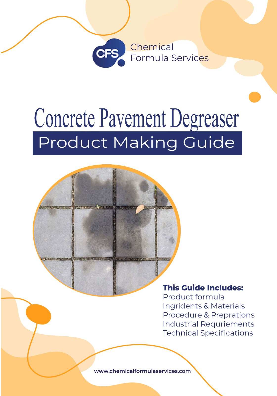 concrete pavement Degreaser Formula
