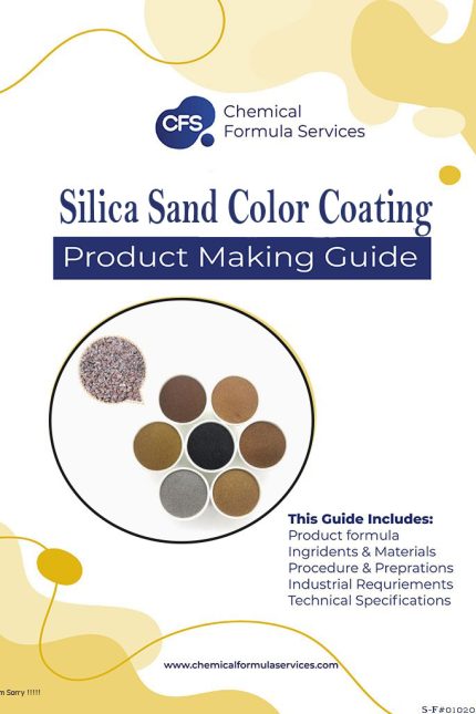 silica sand color coating formula