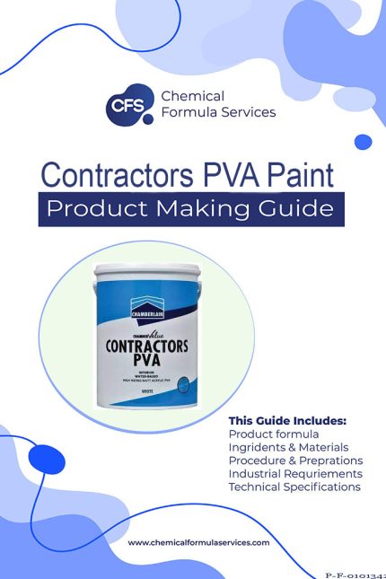 contractors PVA Paint Formula