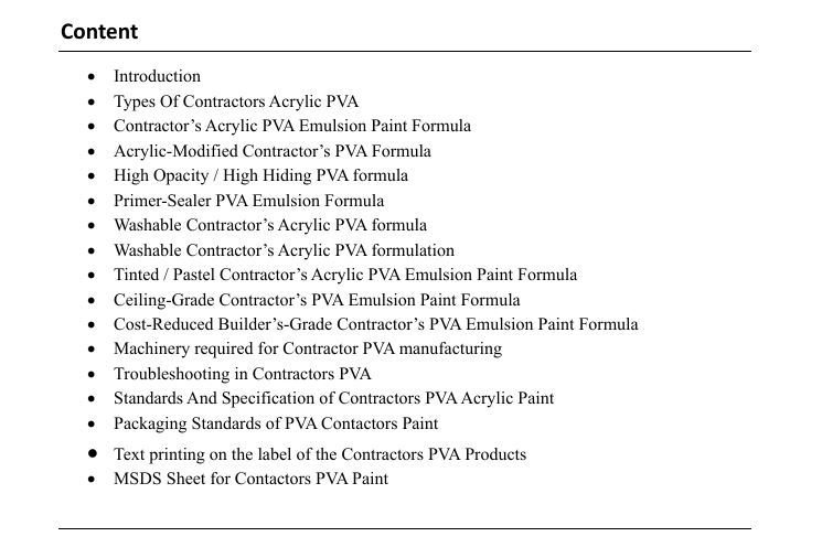 Contractors PVA Paint Formula - Image 2