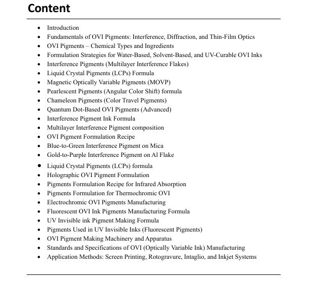 OVI Color Pigments Formulation - Image 2