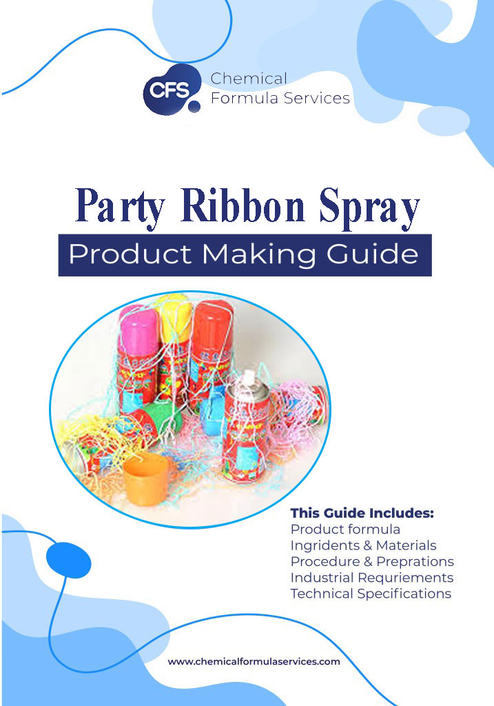 Ribbon Spray for Party Formulation