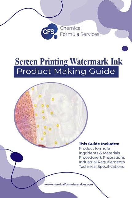Screen Printing Watermark Ink