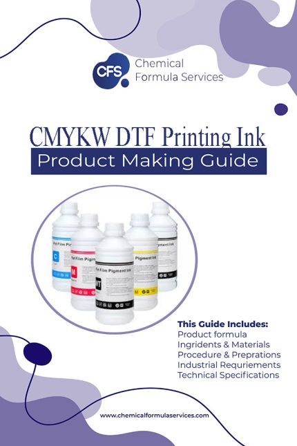 CMYKW DTF Printing Ink formula