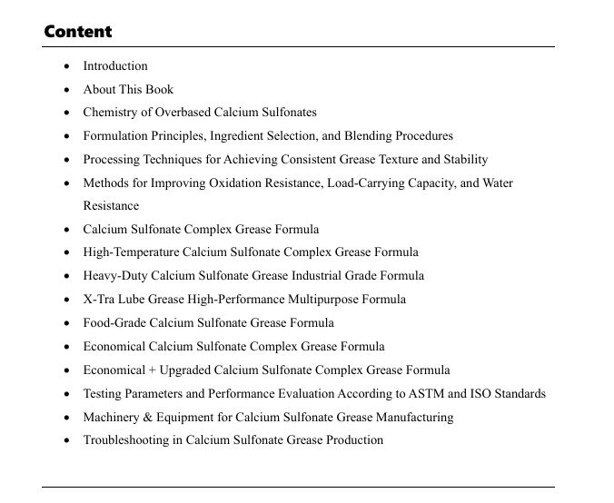 Calcium Sulfonate Grease Formulation - Image 2