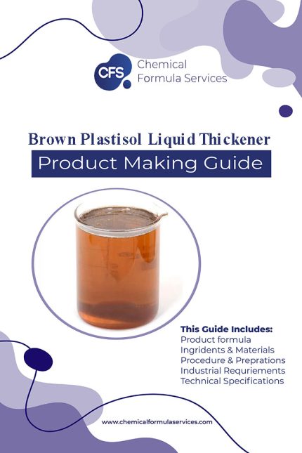 Brown Plastisol Liquid Thickener Formula