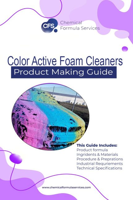 Colored Active Foam Cleaners Formulation