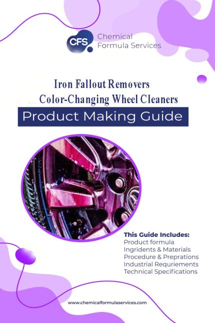 Iron Fallout Removers Color-Changing Wheel Cleaners Formulations