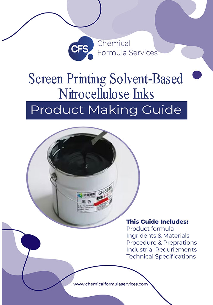 Screen Printing Solvent-Based Nitrocellulose Ink Formulations